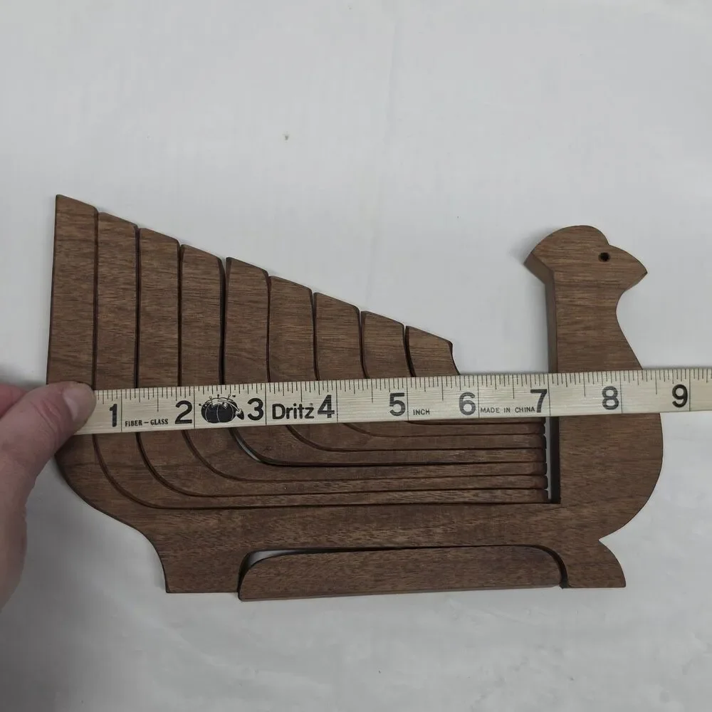 Vintage scandinavian wooden